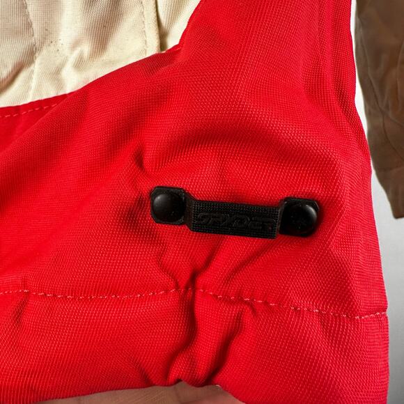 Spyder Womens XT 5000 White and Red Ski Snow Zip up Jacket Size 10 Insulated - Picture 7 of 16